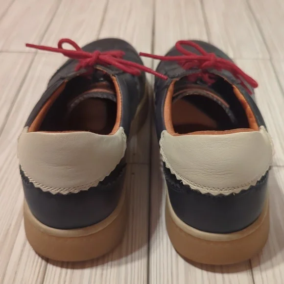 Pikolinos Leather Lace Up Shoes Blue Sneakers Womens Sz 40 / 9 - Picture 5 of 8